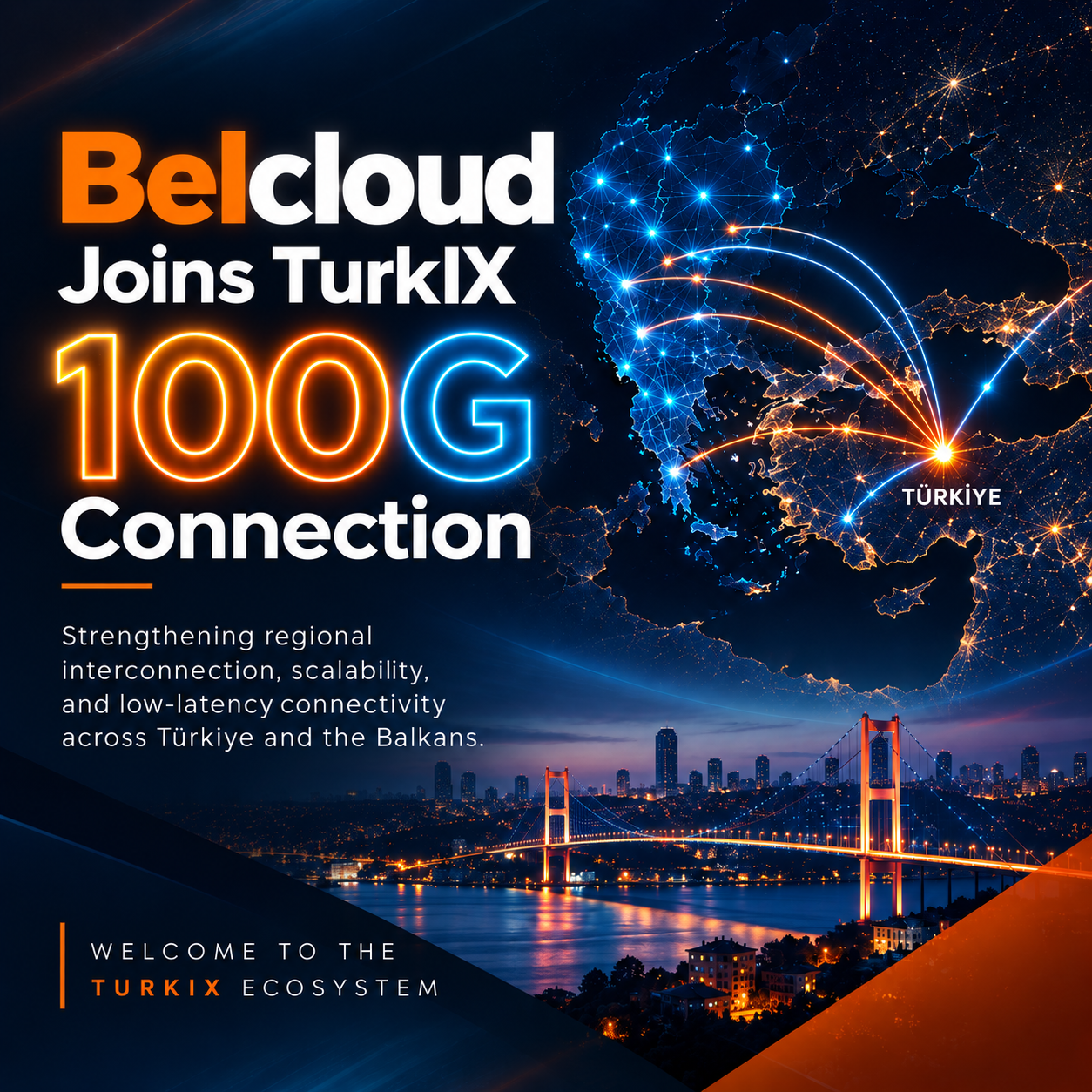 Belcloud joined TurkIX at 100G